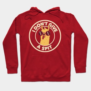 I Don't Give a Spit by Tobe Fonseca Hoodie